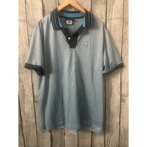 Psycho Bunny Sport Polo Shirt Mens 8 XXL Navy Baby  Classic Casual Golf